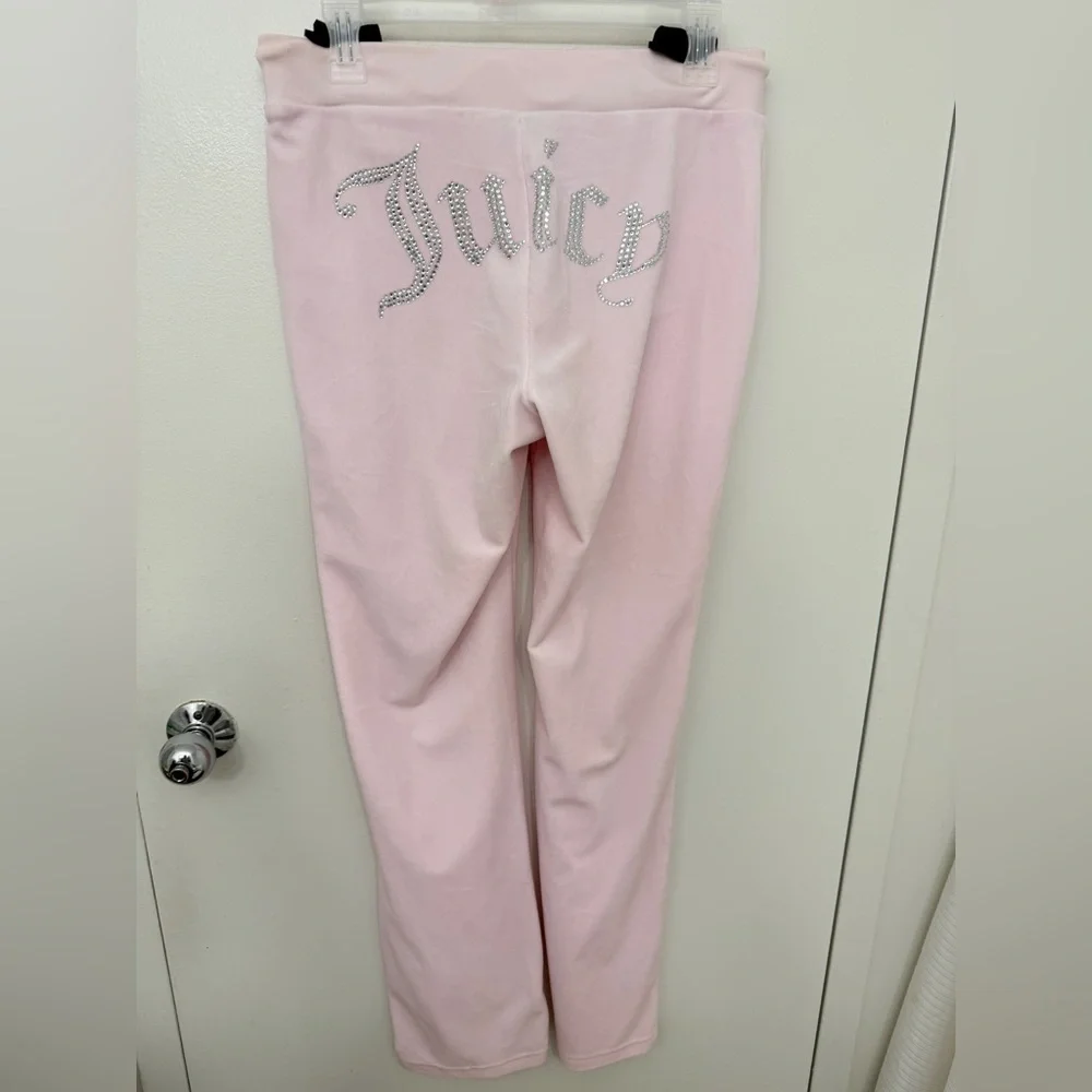 Juicy Couture Size S Light Pink Lounge Pants (Has some stones missing as pic) - Picture 4 of 14